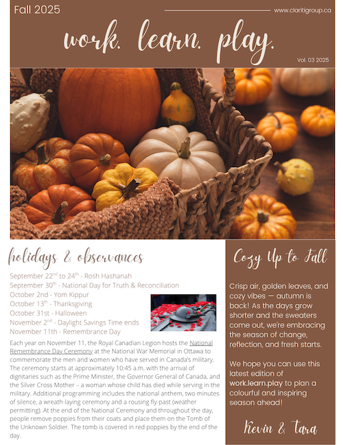 Work Learn Play - Fall 2025